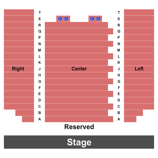 The Westdale Seating Chart: Endstage