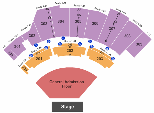 The Wharf Seating Chart Concert