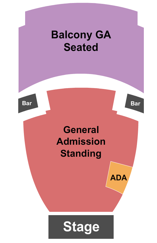 The Wiltern Seating Chart: GA Standing/Balcony Seated