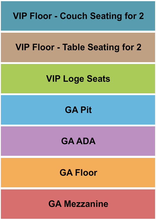 The Wiltern Seating Chart: Rock 2 Freedom