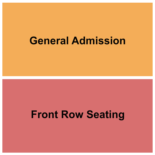 The Winchester Music Tavern Seating Chart: GA & Front Row