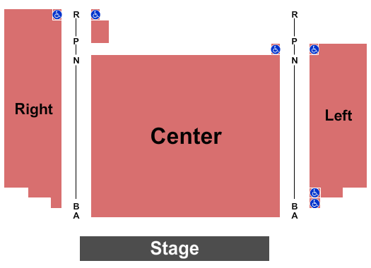 The Wolf Performance Hall Seating Chart: Endstage no VIP