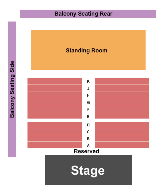 The Woodward Theater - Cincinnati Seating Chart: Endstage