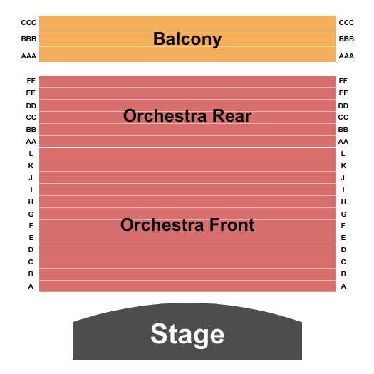 The Youngstown Playhouse Seating Chart: Endstage
