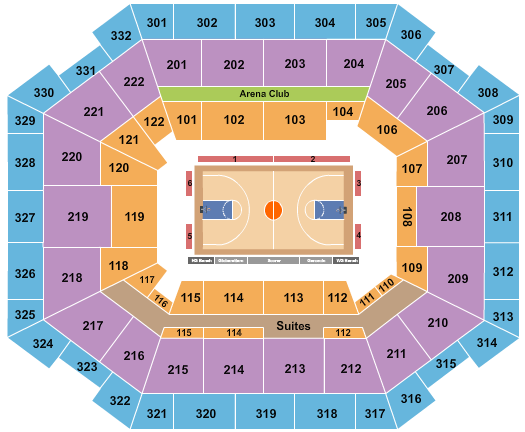 The Yuengling Center Seating Chart: Harlem Globetrotters