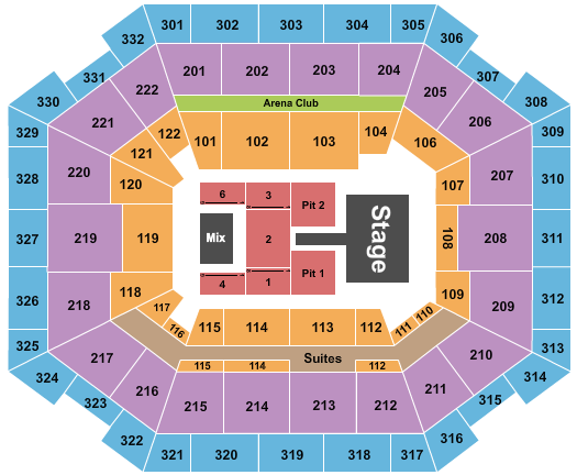 The Yuengling Center Seating Chart: Josiah Queen