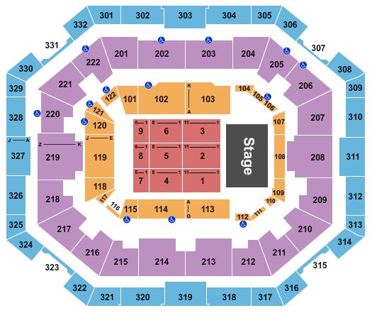 The Yuengling Center Seating Chart: Mike Epps