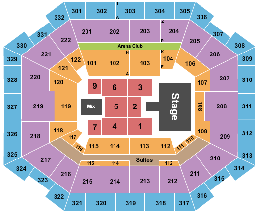 The Yuengling Center Seating Chart: Ricardo Montaner