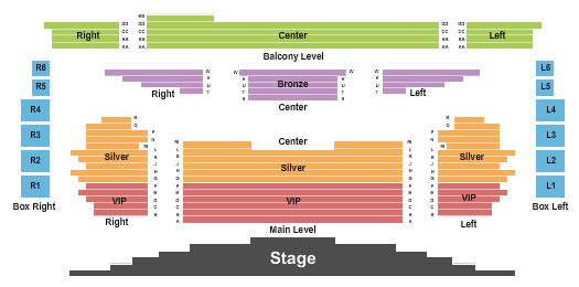 Theater At Kenmore Middle School Seating Chart: Endstage VIP