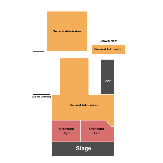 Stateside Theater Seating Chart
