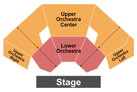 Theatre at the BJCC Seating Chart: Endstage 4