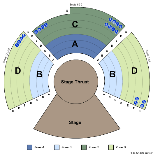 Theatre At The Center Seating Chart