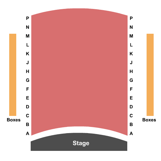 Theatre at the Imperial Centre Seating Chart