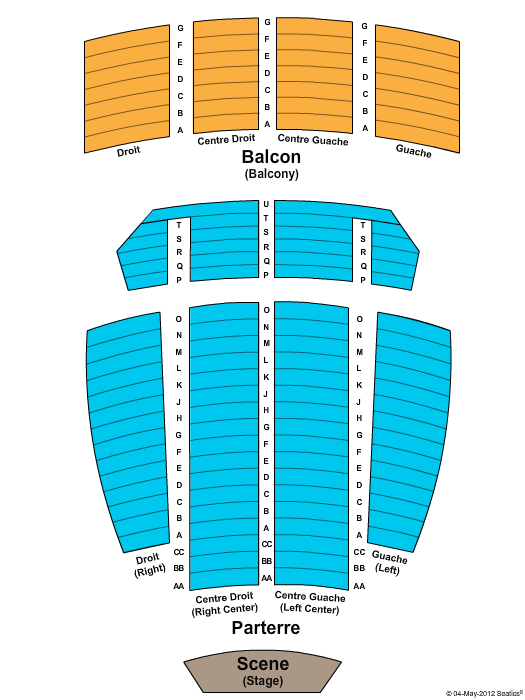 Theatre Lionel Groulx Seating Chart