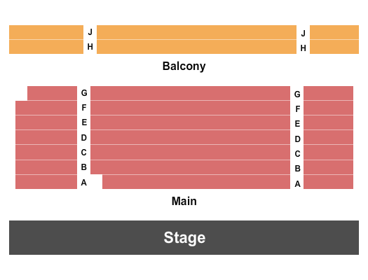 Theatre NorthWest Seating Chart: Endstage