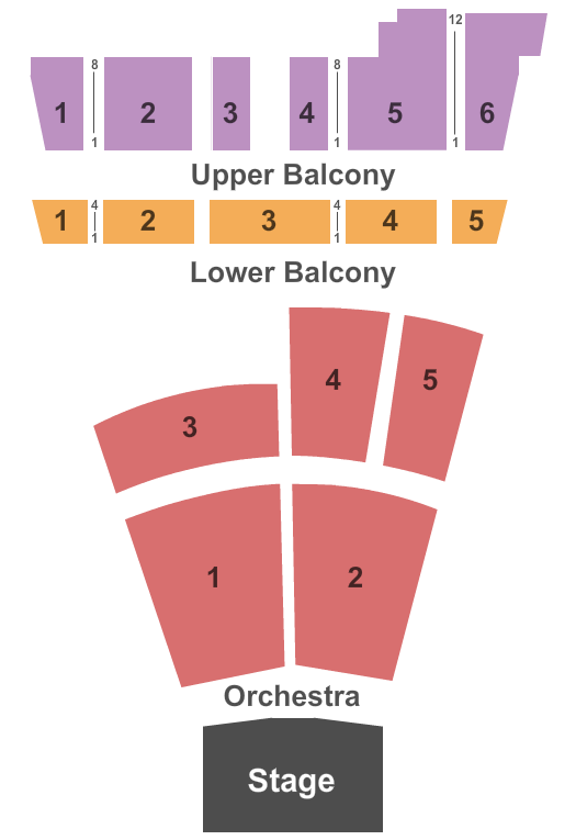 Theatre Of The Living Arts Seating Chart