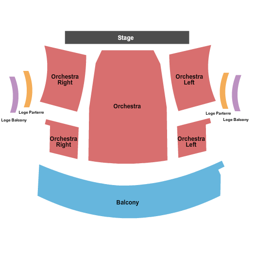 Theatre Hector-Charland Seating Chart: End Stage