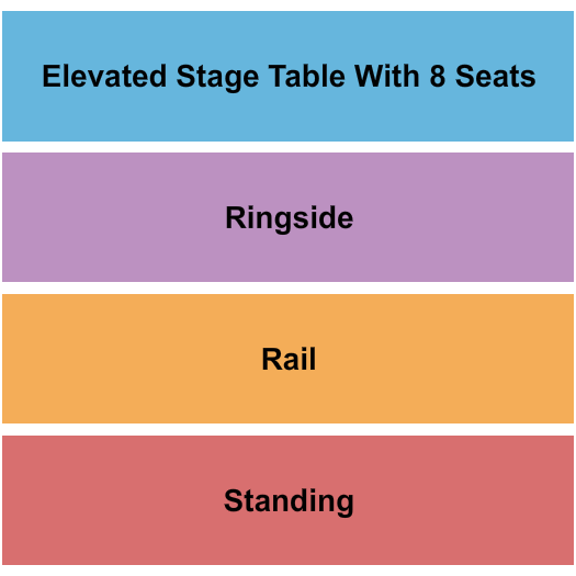 Thirsty Cowboy Seating Chart: Micro Wrestling
