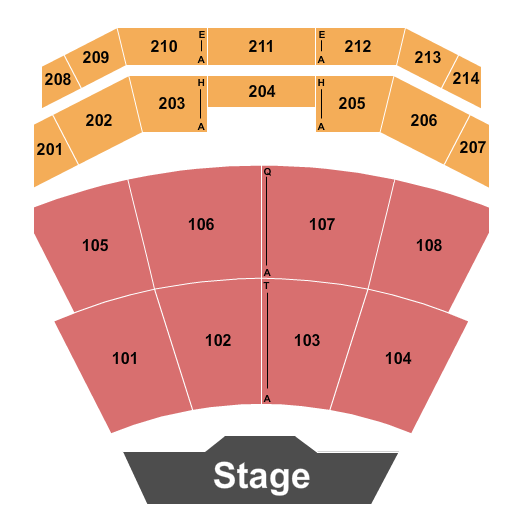 Thomas Road Baptist Church Seating Chart: Endstage