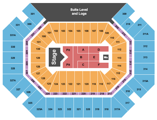 Thompson Boling Arena at Food City Center Seating Chart: Cody Johnson