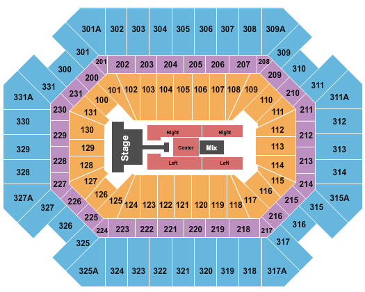 Thompson Boling Arena Map