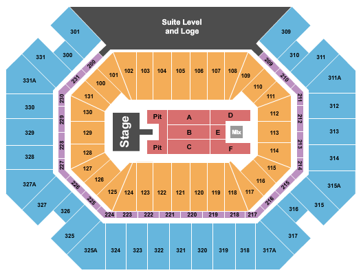 Thompson Boling Arena at Food City Center Seating Chart: Ella Langley