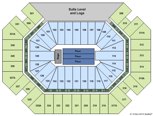 Thompson Boling Arena Seating Chart