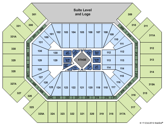 Thompson Boling Arena Seating Chart