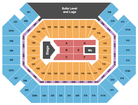 Thompson Boling Arena at Food City Center Seating Chart: Jelly Roll