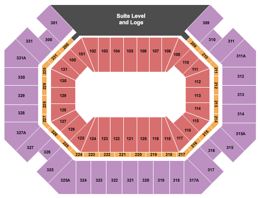 Thompson Boling Arena at Food City Center Seating Chart: Open Floor