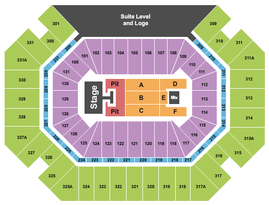 Thompson Boling Arena at Food City Center Seating Chart: Riley Green
