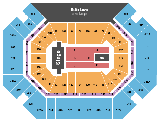 Thompson Boling Arena at Food City Center Seating Chart: TSO