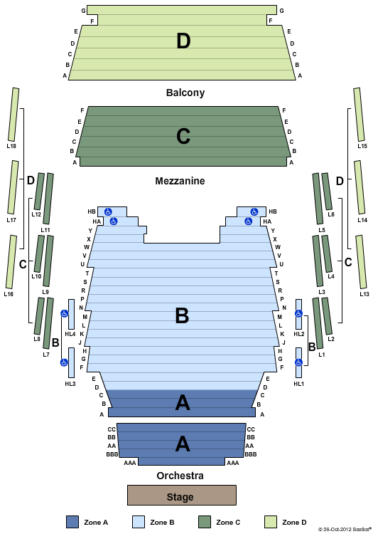 Thunder Bay Community Auditorium Seating Chart