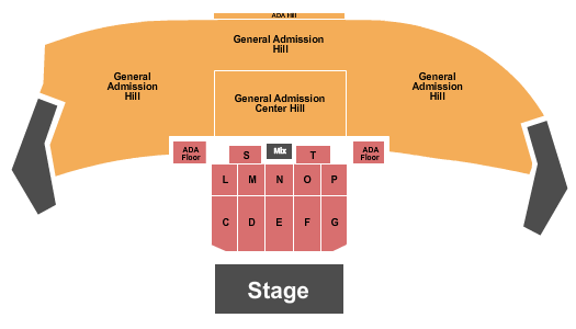 Thunder Ridge Nature Arena Seating Chart: Endstage 4