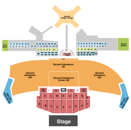 Thunder Ridge Nature Arena Seating Chart: Styx