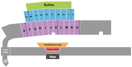 Thunder Valley Amphitheatre Seating Chart