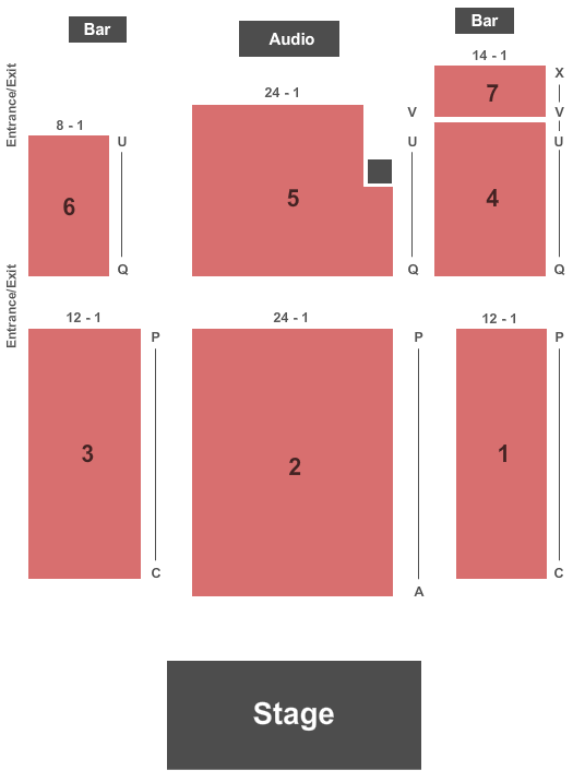 Ludlow Garage Seating Chart