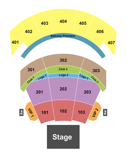 The Venue At Thunder Valley Casino Seating Chart: Endstage