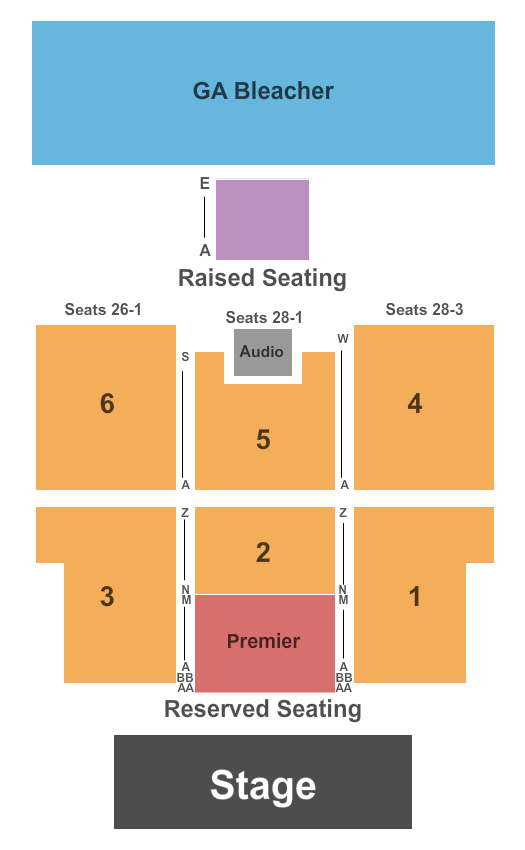 Valley View Seating Chart