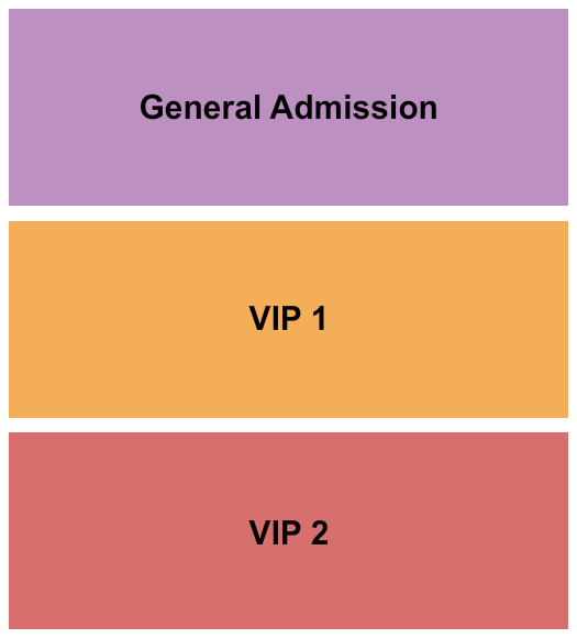 Thunderbird Cafe Seating Chart: GA/VIP