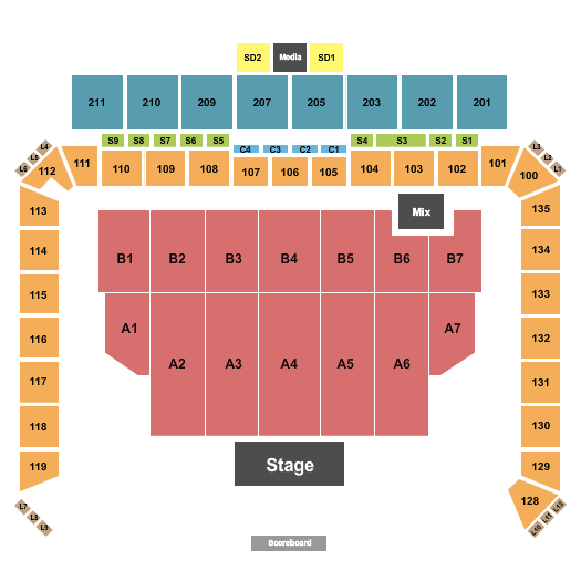Centreville Bank Stadium Seating Chart: Endstage