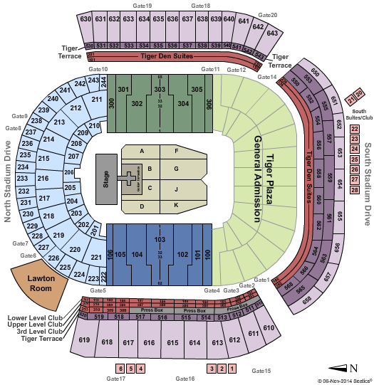 Bayou Country Superfest Seating Chart 2018