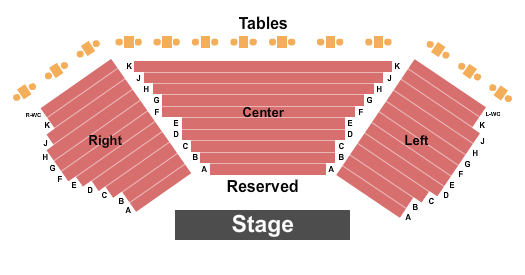 Timber Lake Playhouse Seating Chart: Endstage
