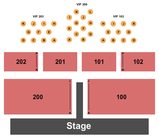 Timberwood Amphitheater At Magic Springs Seating Chart: Endstage Tables