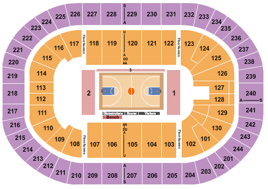 MVP Arena Seating Chart: Harlem Globetrotters 2