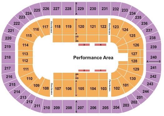 Times Union Center Seating Chart: Jurassic World