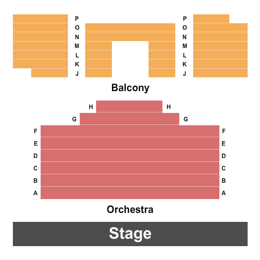 Titusville Playhouse Seating Chart: Endstage