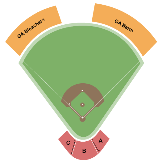 Tom Heath Field Seating Chart: Softball