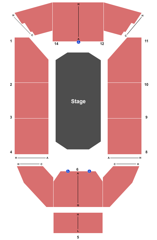 Tom Patterson Theatre Seating Chart