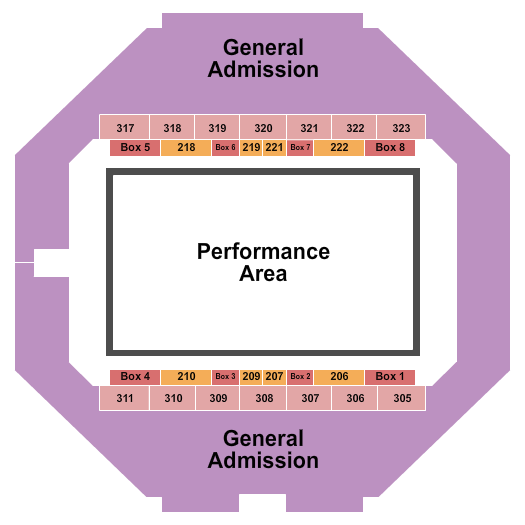 Tony's Pizza Events Center Seating Chart: Monster Trucks